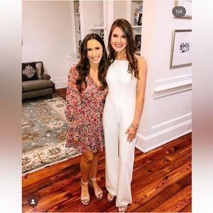 French Connection White Jumpsuit (BRIDAL)